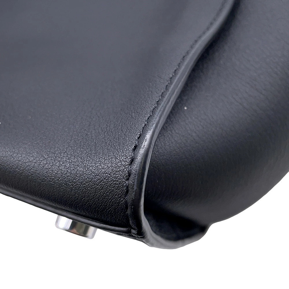 Saint Laurent Paris Baby Downtown Cabas Leather Handbag Shoulder Bag Black - Picture 9 of 12